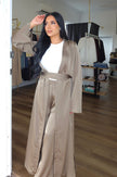 Marina silk set taupe