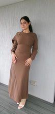 Sarah dress mocha