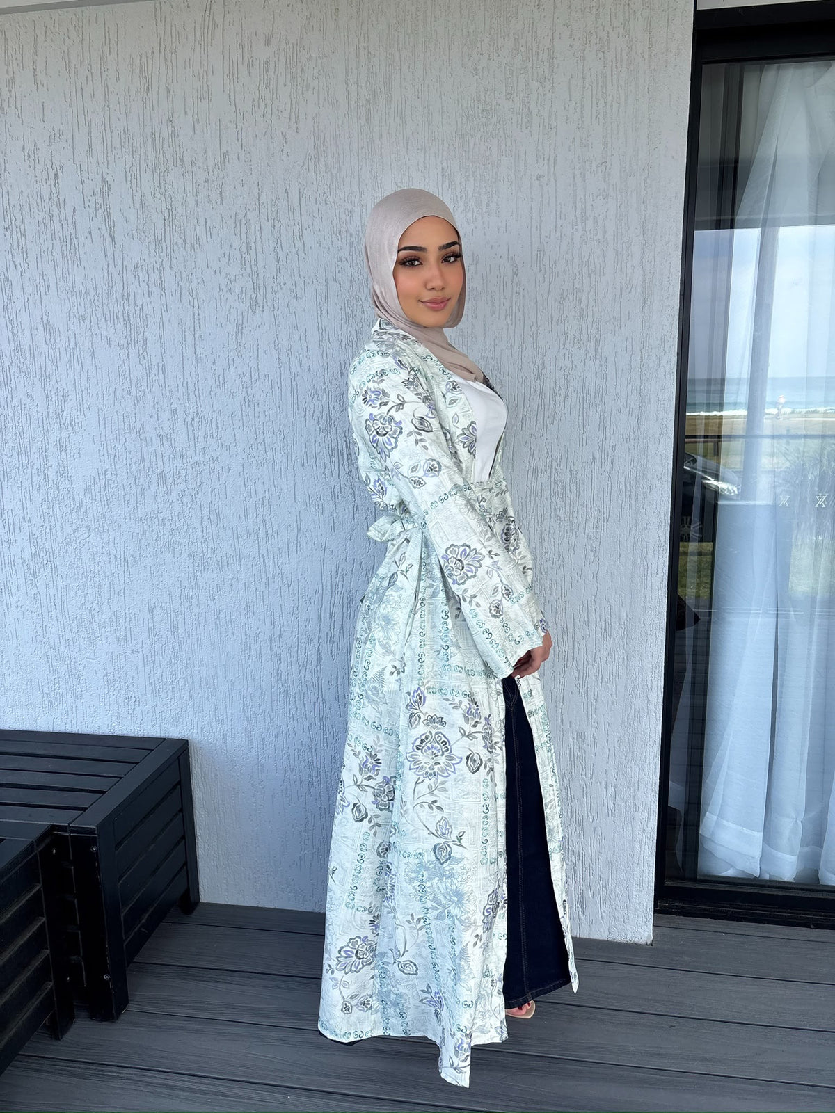 Sage green cape