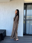 Mocha drape dress