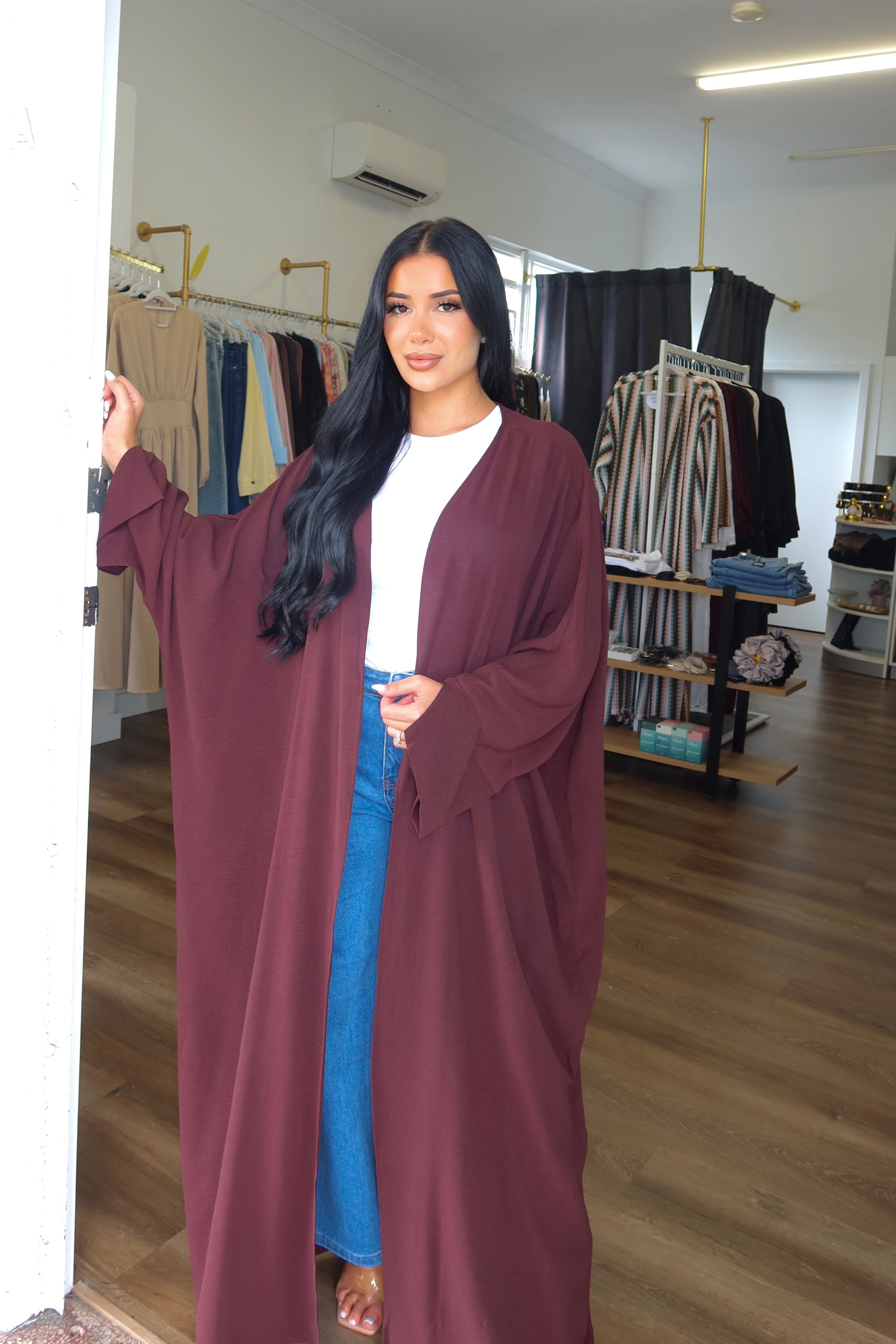 Shahad abaya brown
