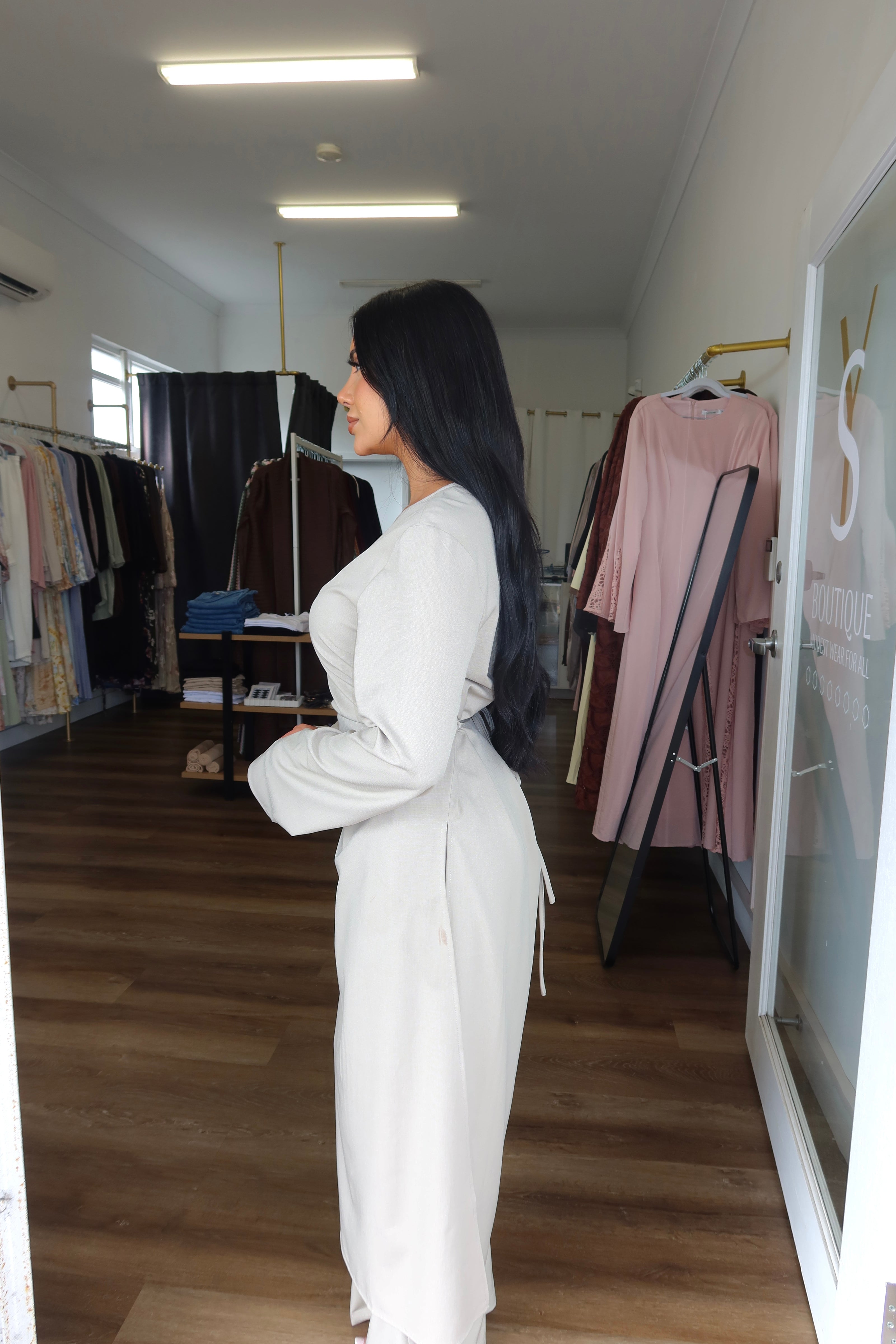 Stone layered tunic set