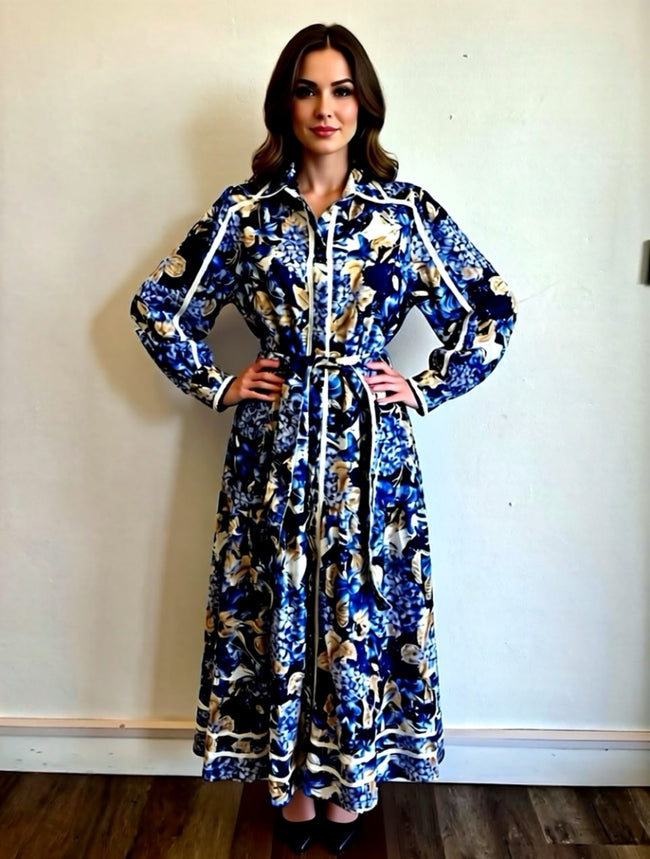 Floral maxi dress