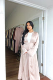 Marina silk set dusty pink
