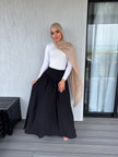 Onyx waist skirt