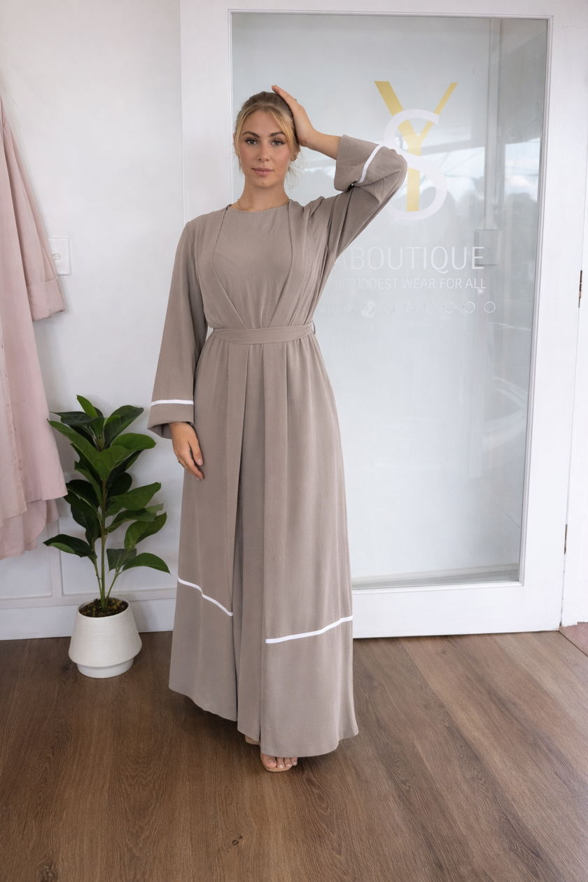 Elyssa 2 piece abaya