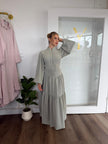 Serenity button maxi dress