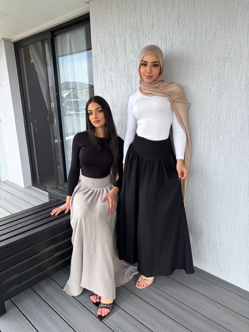 Stone waist skirt
