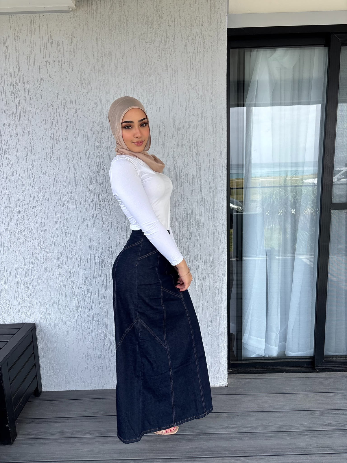 Lara denim skirt