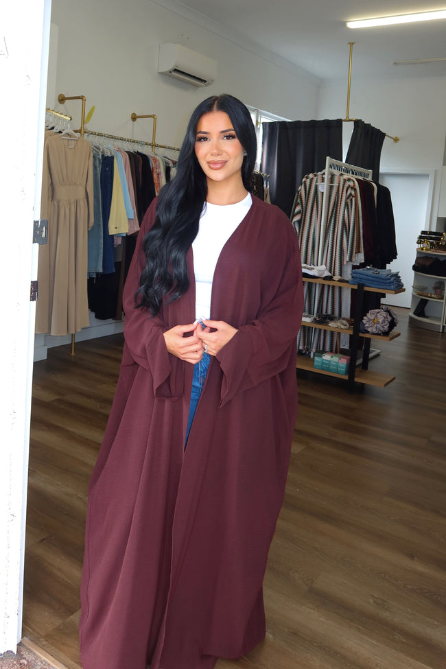 Shahad abaya brown