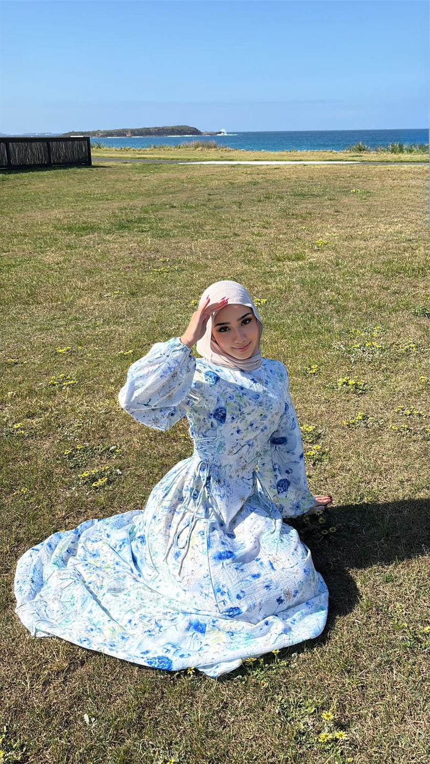 Blue sapphire dress