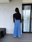 Sarah light denim skirt