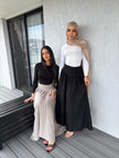 Onyx waist skirt