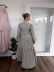 Serenity button maxi dress