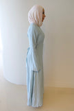 Baby Blue A-Line Dress