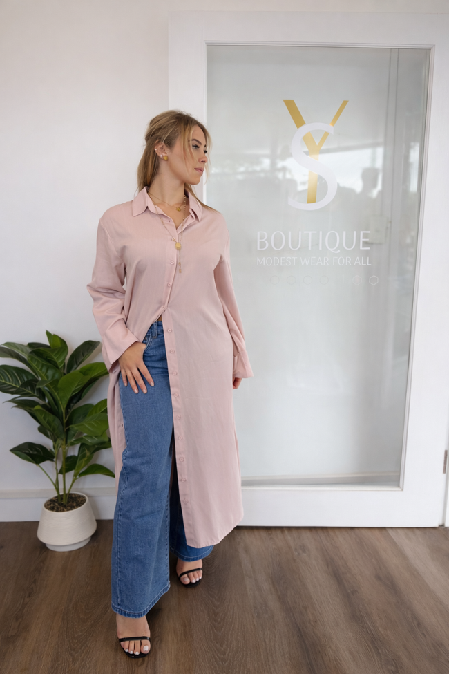 Blush breeze shirt