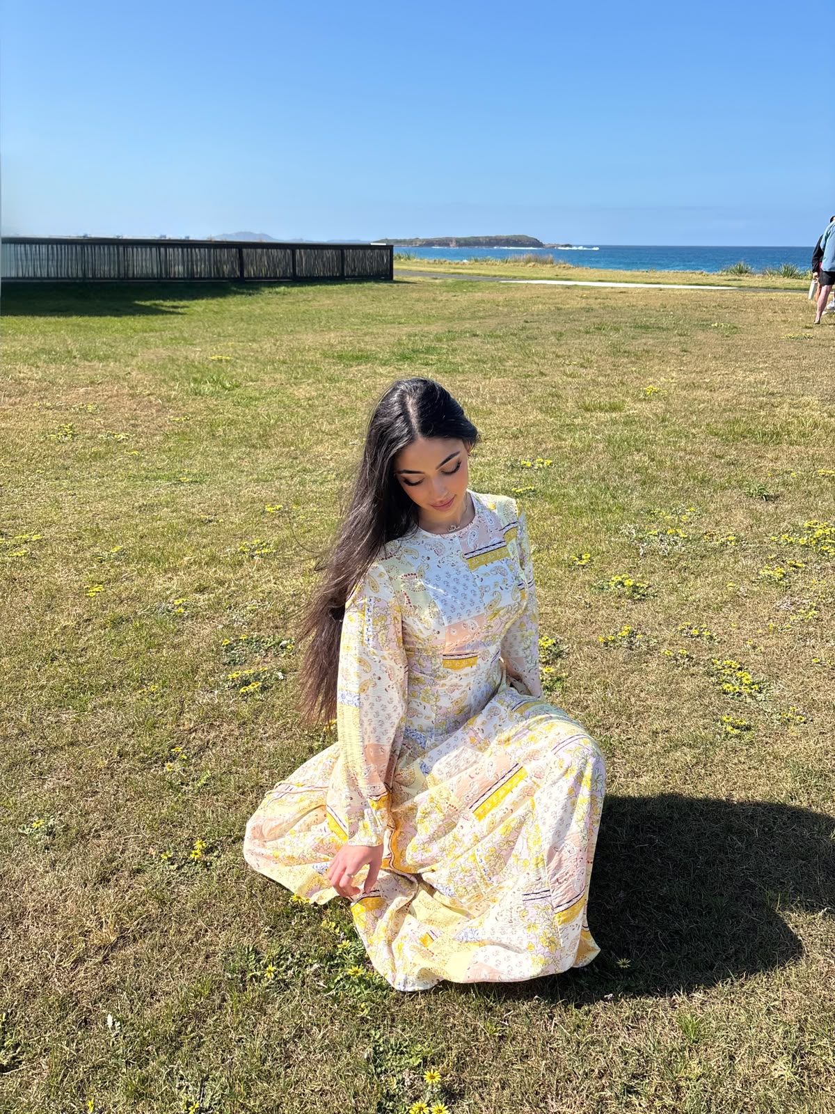 Meadow yellow dress
