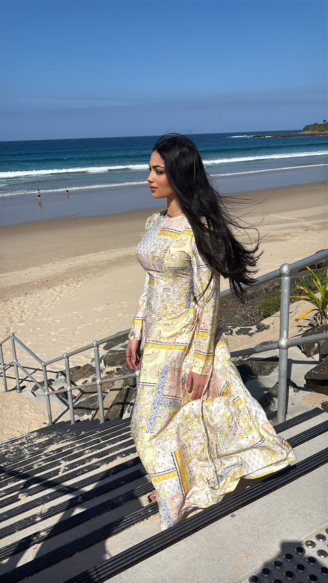 Meadow yellow dress