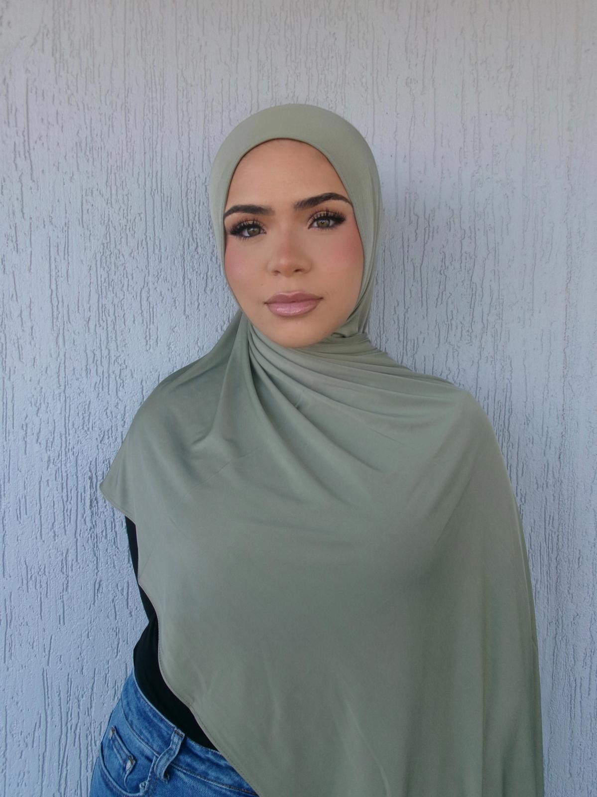 Liquid jersey khaki