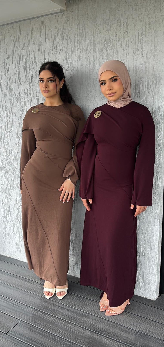 Sarah dress mocha