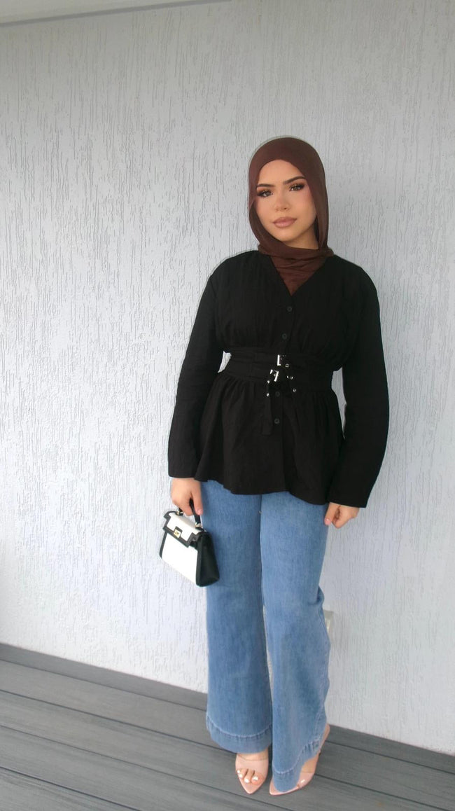 Amira blouse black