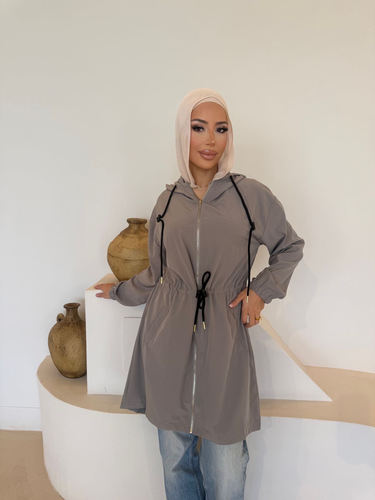 Harbour Windbreaker - Taupe