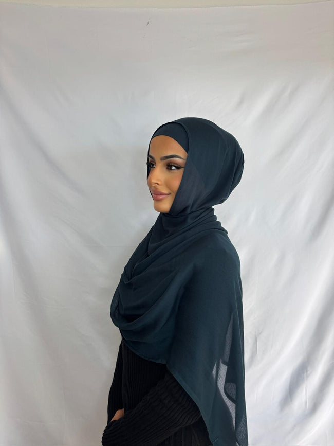 Midnight Modal Hijab Set