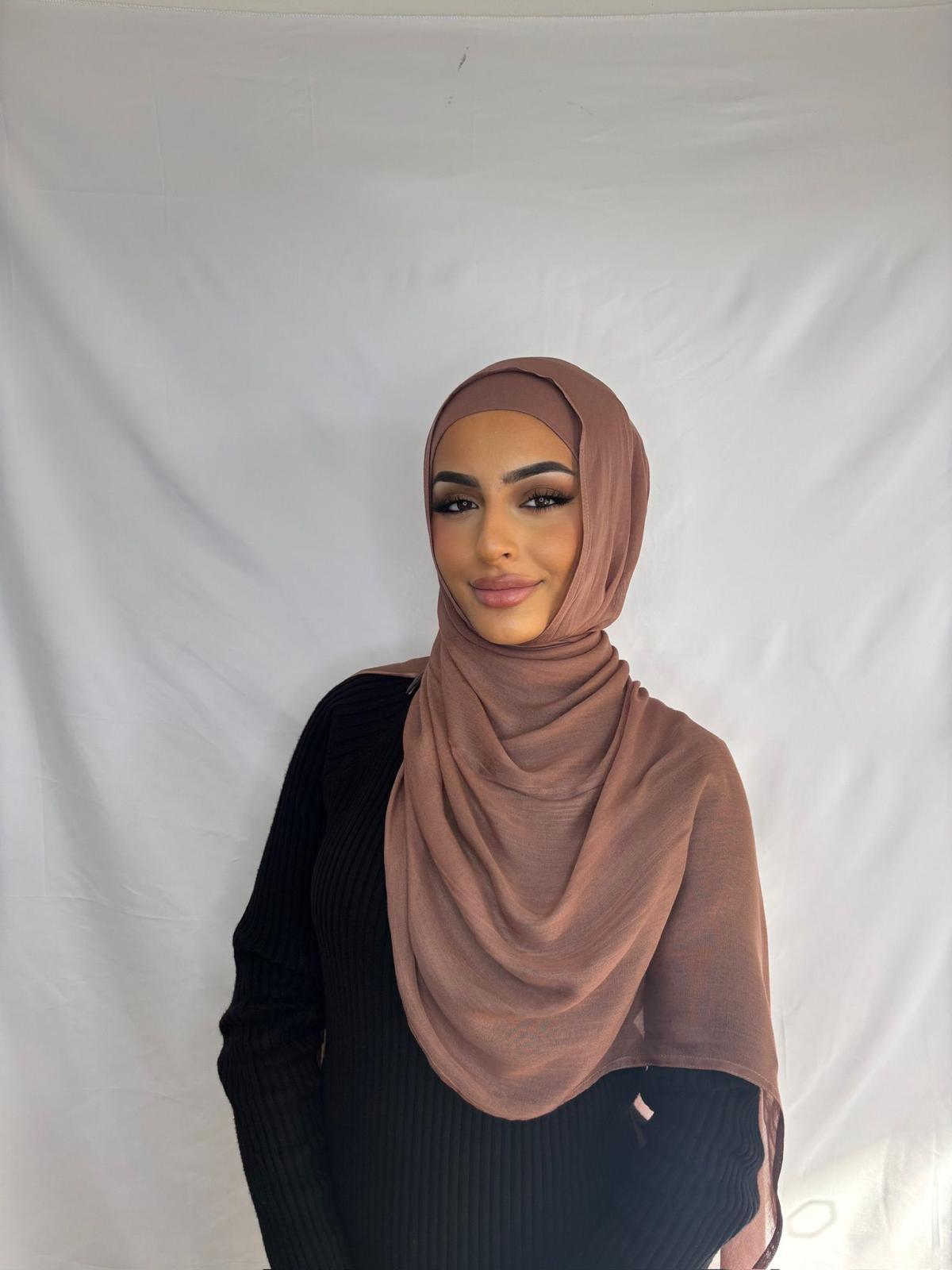 Rose Clay Modal Hijab Set